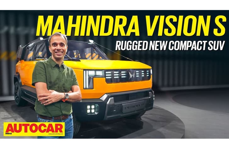 Mahindra Vision S concept walkaround video